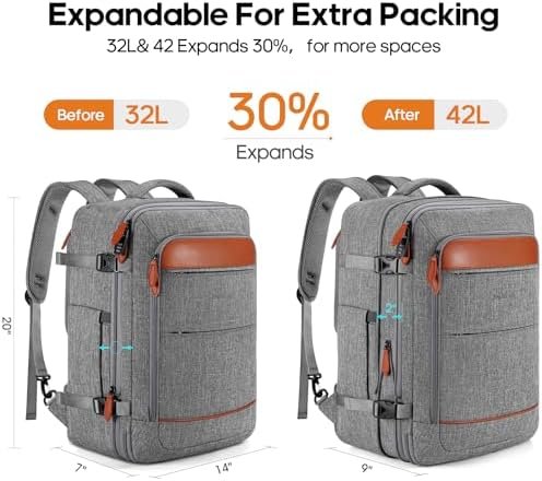 Bagsure Travel Backpack L Carry On Backpack Flight Approved