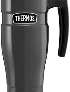 Thermos 170011 Stainless King Travel Mug, Gun Metal, 470 ml