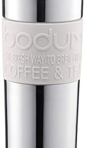 Bodum 11068-913 Vacuum Travel Mug, 0.35 L - Small, Off White, 1 Count (Pack of 1)
