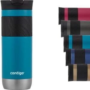 Contigo Byron 2.0 Insulated Mug, Stainless Steel, SNAPSEAL Closure, Travel Coffee Mug, 100% Leak Proof, 590 ml