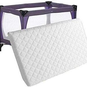 TOP STYLE COLLECTION New Baby Travel Cot Bed Mattress Quilted Breathable - For Graco Redkite And Mamas & Papas 95 x 65 x 5 cm poly cotton Quilted cover Nursery Cot Mattress