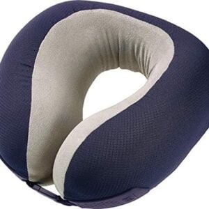 Go Travel Super Supportive & Ergonomic Memory Foam Dreamer Travel Neck Pillow (Dark Blue)